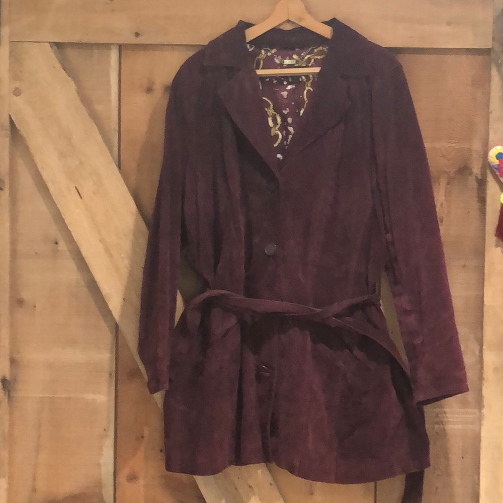 Purple Suede Jacket